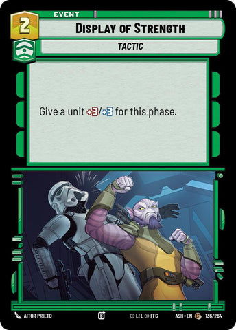 Display of Strength (136/264) (136/264) [Ashes of the Empire] - The Mythic Store | 24h Order Processing