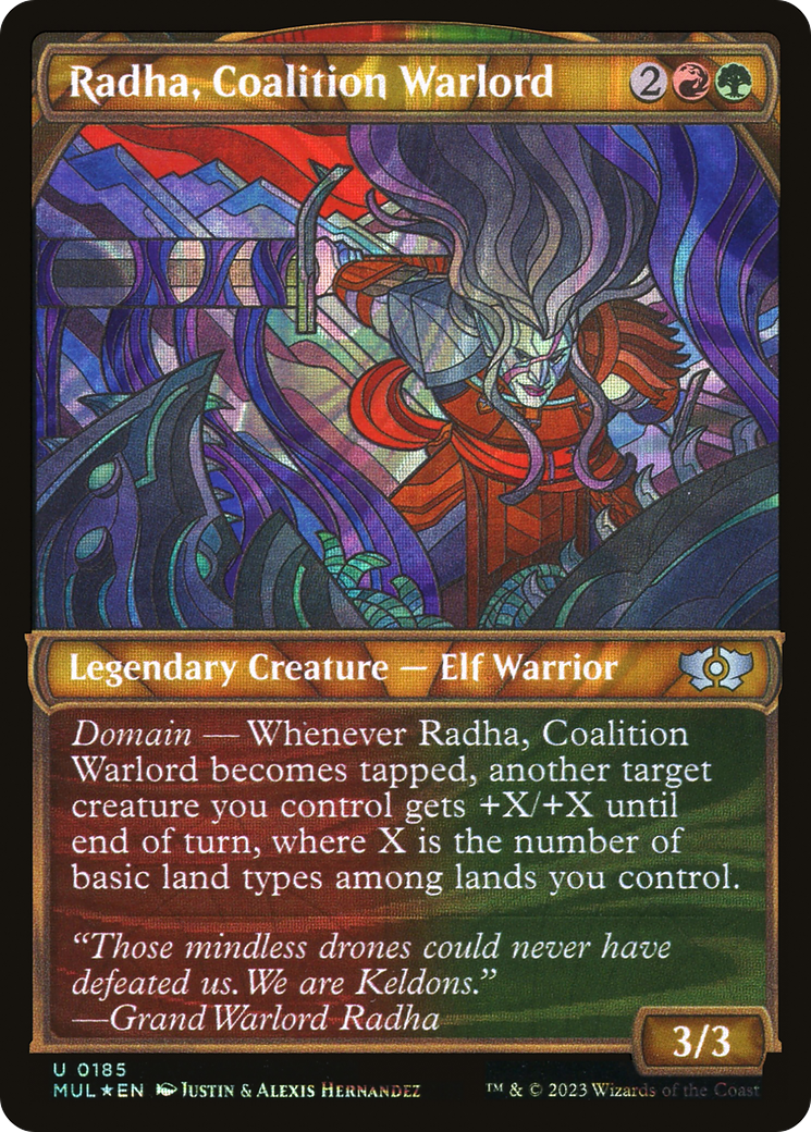 Radha, Coalition Warlord (Halo Foil) [Multiverse Legends] - The Mythic Store | 24h Order Processing