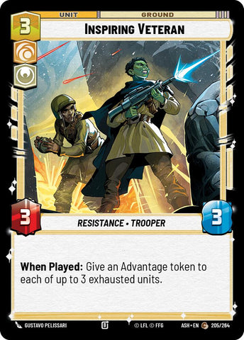 Inspiring Veteran (205/264) (205/264) [Ashes of the Empire] - The Mythic Store | 24h Order Processing