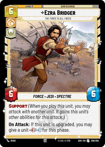 Ezra Bridger - The Force is All I Need (209/264) (209/264) [Ashes of the Empire] - The Mythic Store | 24h Order Processing