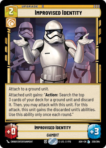 Improvised Identity (230/264) (230/264) [Ashes of the Empire] - The Mythic Store | 24h Order Processing