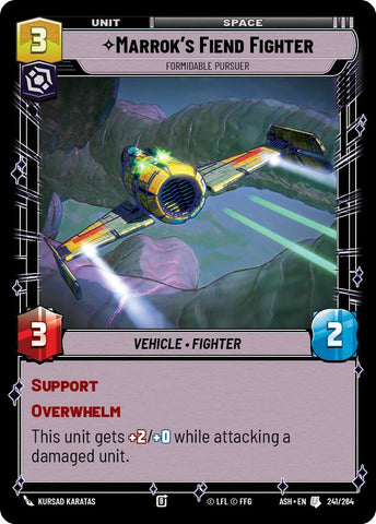 Marrok's Fiend Fighter - Formidable Pursuer (241/264) (241/264) [Ashes of the Empire] - The Mythic Store | 24h Order Processing