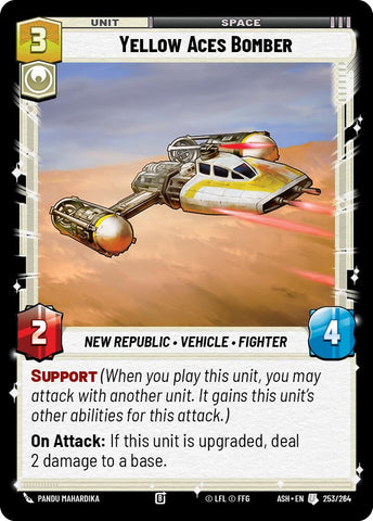 Yellow Aces Bomber (253/264) (253/264) [Ashes of the Empire] - The Mythic Store | 24h Order Processing