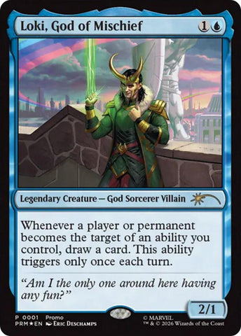 Loki, God of Mischief [Media Promos] - The Mythic Store | 24h Order Processing