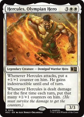 Hercules, Olympian Hero (Surge Foil) [Marvel Super Heroes Commander] - The Mythic Store | 24h Order Processing