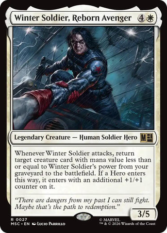 Winter Soldier, Reborn Avenger (Surge Foil) [Marvel Super Heroes Commander] - The Mythic Store | 24h Order Processing