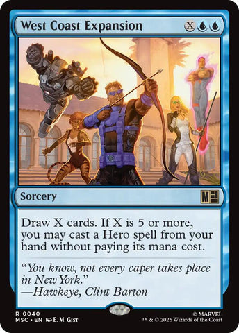 West Coast Expansion (Surge Foil) [Marvel Super Heroes Commander] - The Mythic Store | 24h Order Processing