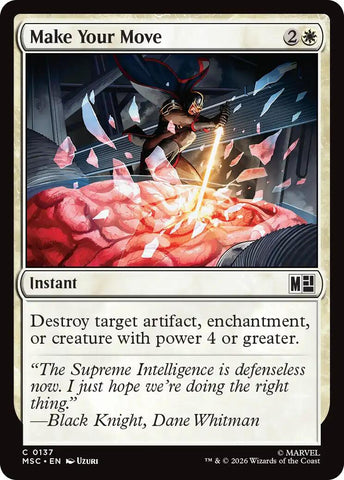 Make Your Move (Surge Foil) [Marvel Super Heroes Commander] - The Mythic Store | 24h Order Processing