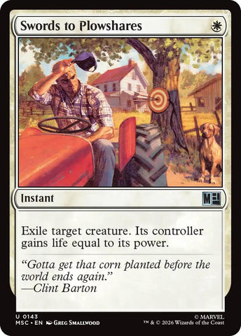Swords to Plowshares (Surge Foil) [Marvel Super Heroes Commander] - The Mythic Store | 24h Order Processing