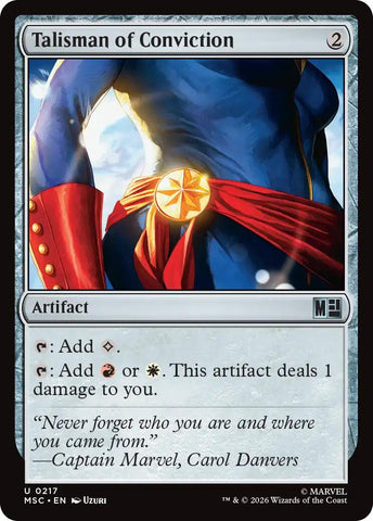 Talisman of Conviction (Surge Foil) [Marvel Super Heroes Commander] - The Mythic Store | 24h Order Processing