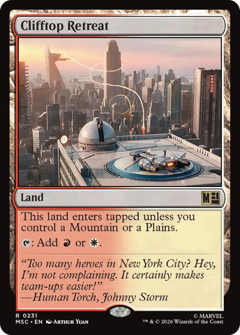 Clifftop Retreat (Surge Foil) [Marvel Super Heroes Commander] - The Mythic Store | 24h Order Processing