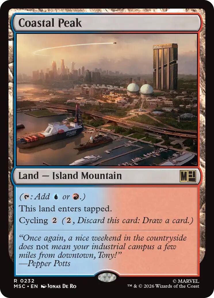 Coastal Peak (Surge Foil) [Marvel Super Heroes Commander] - The Mythic Store | 24h Order Processing