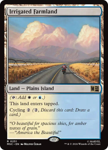 Irrigated Farmland (Surge Foil) [Marvel Super Heroes Commander] - The Mythic Store | 24h Order Processing