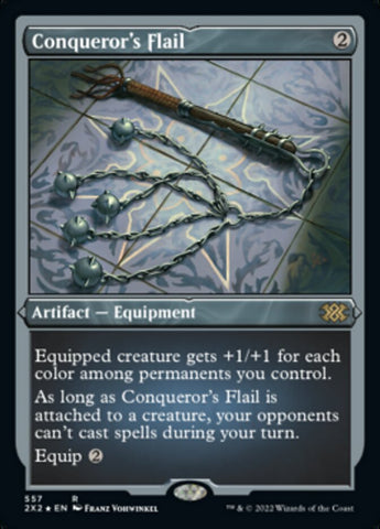 Conqueror's Flail (Foil Etched) [Double Masters 2022] - The Mythic Store | 24h Order Processing