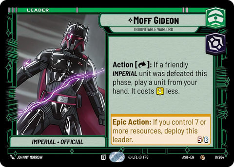 Moff Gideon - Indomitable Warlord (8/264) (8/264) [Ashes of the Empire] - The Mythic Store | 24h Order Processing