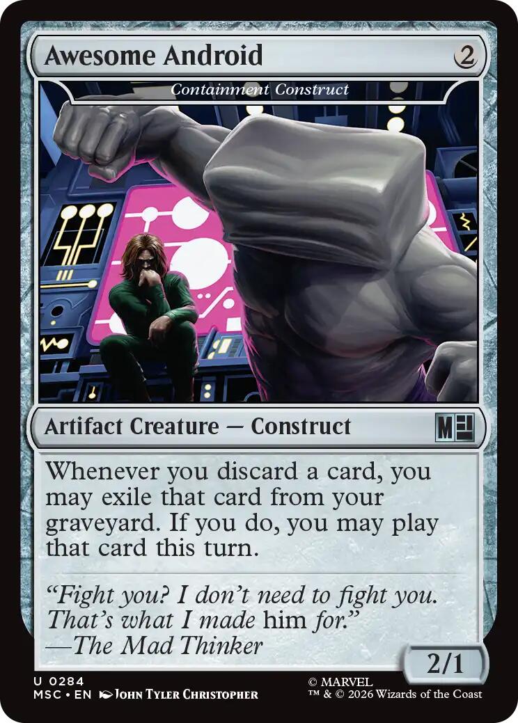 Awesome Android - Containment Construct (Surge Foil) [Marvel Super Heroes Commander] - The Mythic Store | 24h Order Processing