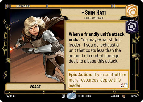 Shin Hati - Eager Adversary (16/264) (16/264) [Ashes of the Empire] - The Mythic Store | 24h Order Processing