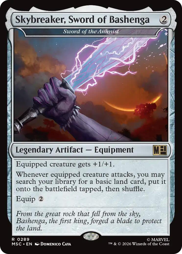 Skybreaker, Sword of Bashenga - Sword of the Animist [Marvel Super Heroes Commander] - The Mythic Store | 24h Order Processing