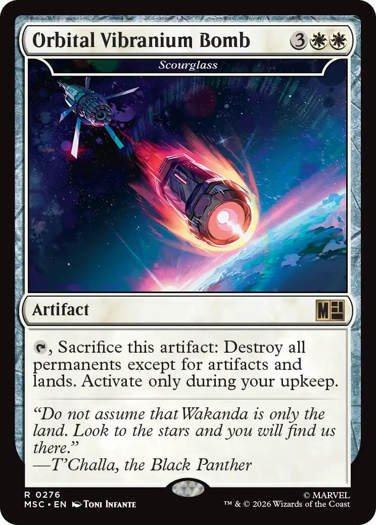Orbital Vibranium Bomb - Scourglass (Surge Foil) [Marvel Super Heroes Commander] - The Mythic Store | 24h Order Processing