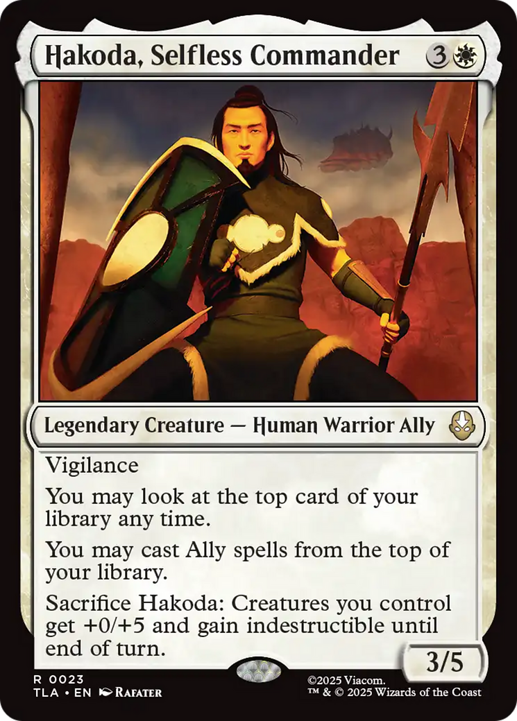 Hakoda, Selfless Commander [Avatar: The Last Airbender] - The Mythic Store | 24h Order Processing