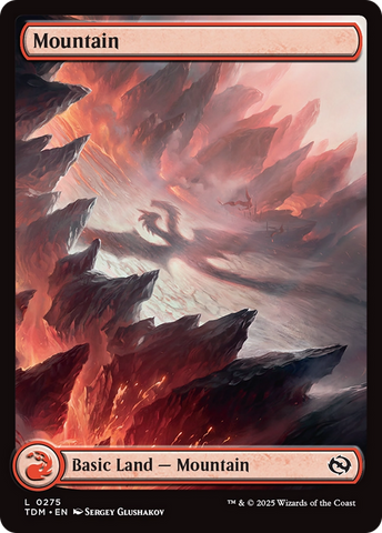 Mountain (0275) [Tarkir: Dragonstorm] - The Mythic Store | 24h Order Processing