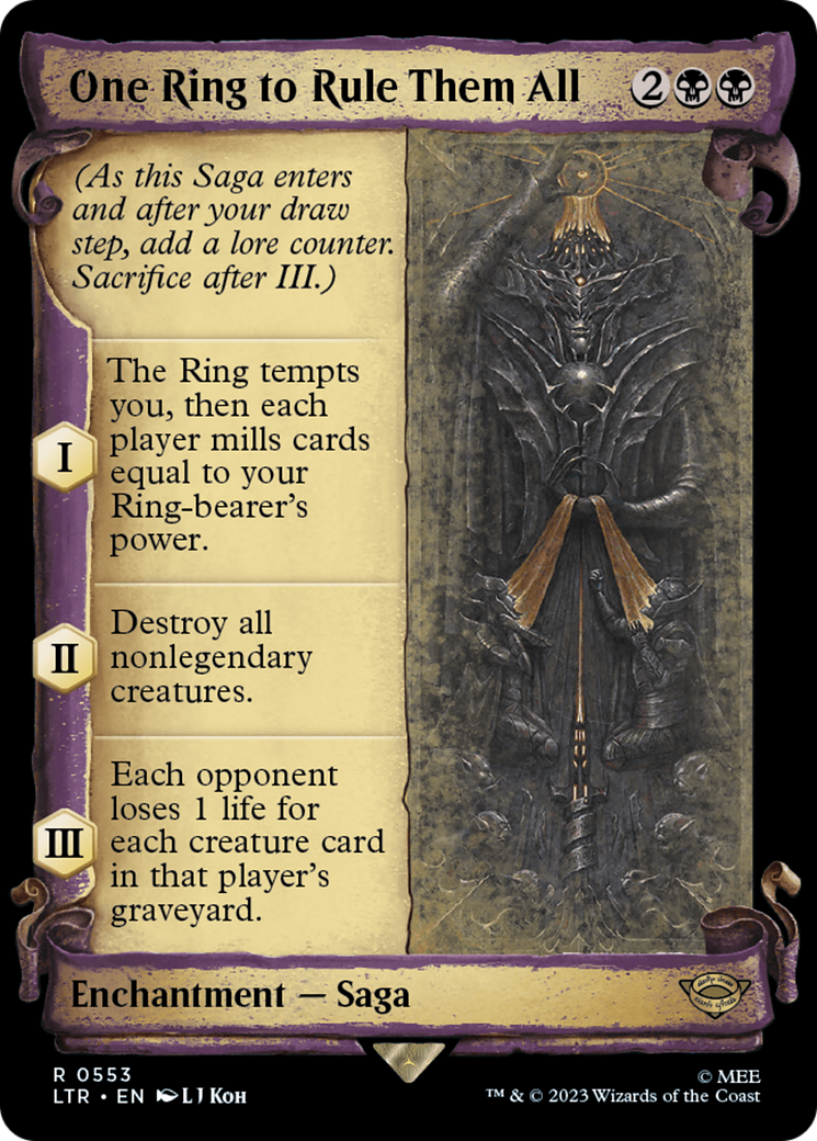 One Ring to Rule Them All [The Lord of the Rings: Tales of Middle-Earth Showcase Scrolls] - The Mythic Store | 24h Order Processing