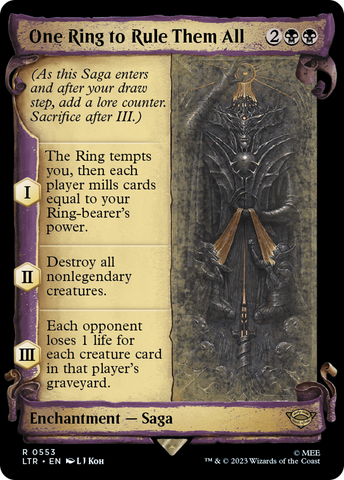 One Ring to Rule Them All [The Lord of the Rings: Tales of Middle-Earth Showcase Scrolls] - The Mythic Store | 24h Order Processing