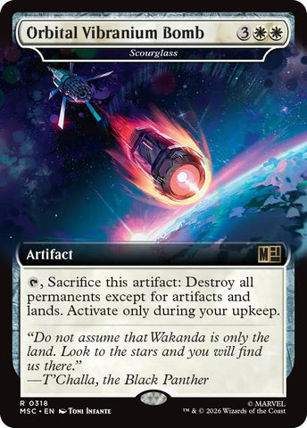 Orbital Vibranium Bomb - Scourglass (Extended Art) [Marvel Super Heroes Commander] - The Mythic Store | 24h Order Processing