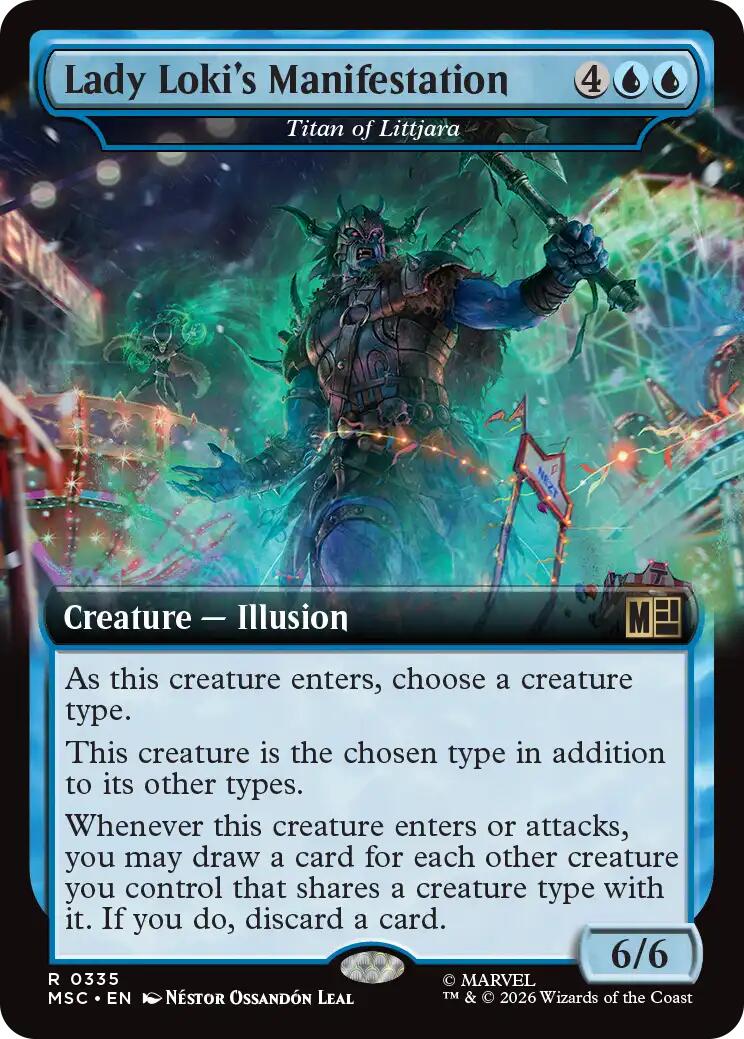 Lady Loki's Manifestation - Titan of Littjara (Extended Art) [Marvel Super Heroes Commander] - The Mythic Store | 24h Order Processing