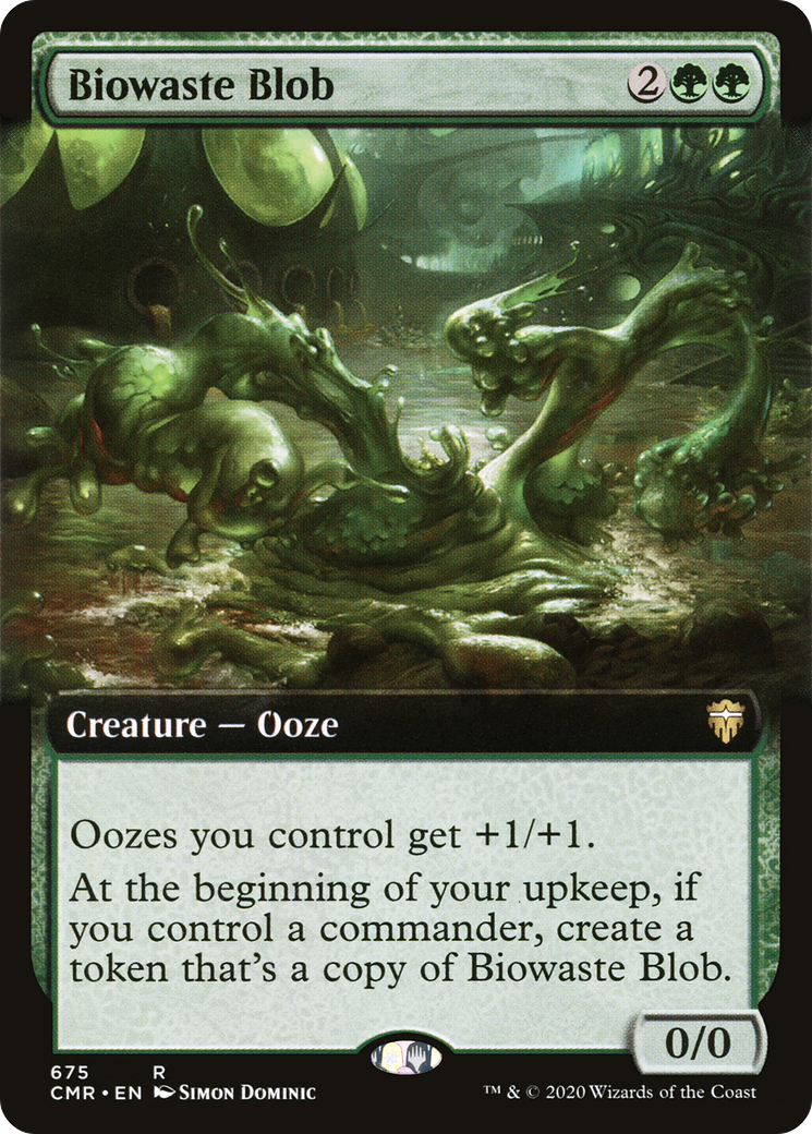 Biowaste Blob (Extended Art) [Commander Legends] - The Mythic Store | 24h Order Processing