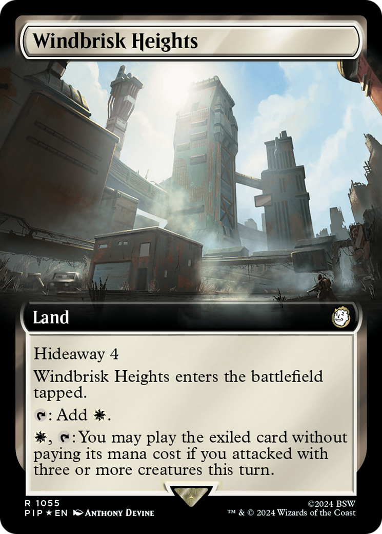 Windbrisk Heights (Extended Art) (Surge Foil) [Fallout] - The Mythic Store | 24h Order Processing