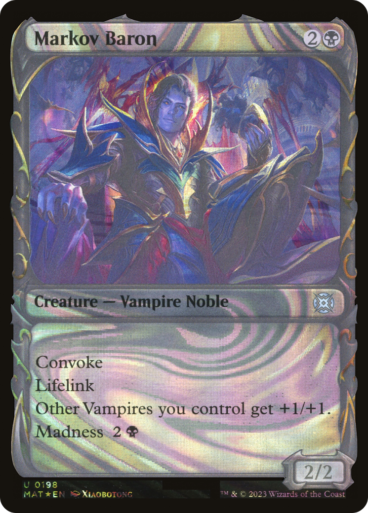 Markov Baron (Showcase Halo Foil) [March of the Machine: The Aftermath] - The Mythic Store | 24h Order Processing