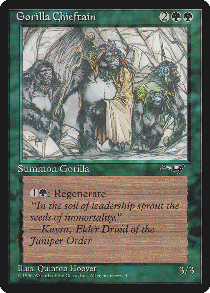 Gorilla Chieftain (Four Gorilla Art) [Alliances] - The Mythic Store | 24h Order Processing