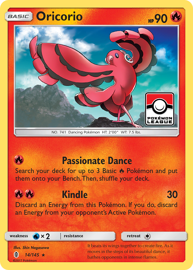 Oricorio (14/145) [Sun & Moon: Guardians Rising] - The Mythic Store | 24h Order Processing