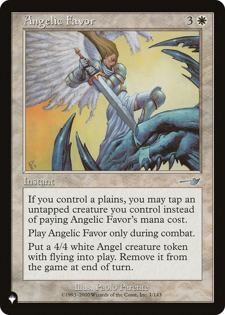 Angelic Favor [The List] - The Mythic Store | 24h Order Processing