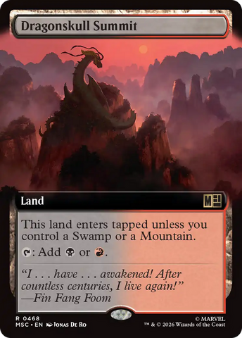 Dragonskull Summit (Extended Art) [Marvel Super Heroes Commander] - The Mythic Store | 24h Order Processing
