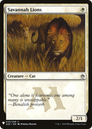 Savannah Lions [Mystery Booster] - The Mythic Store | 24h Order Processing