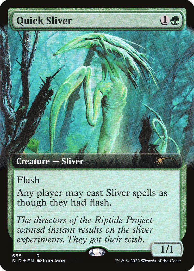 Quick Sliver (Extended Art) [Secret Lair Drop Promos] - The Mythic Store | 24h Order Processing