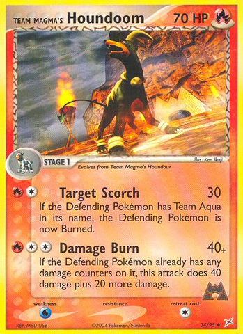Team Magma's Houndoom (34/95) [EX: Team Magma vs Team Aqua] - The Mythic Store | 24h Order Processing