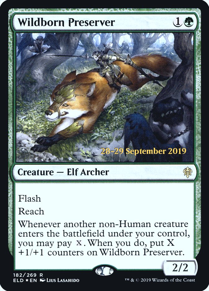 Wildborn Preserver [Throne of Eldraine Prerelease Promos] - The Mythic Store | 24h Order Processing