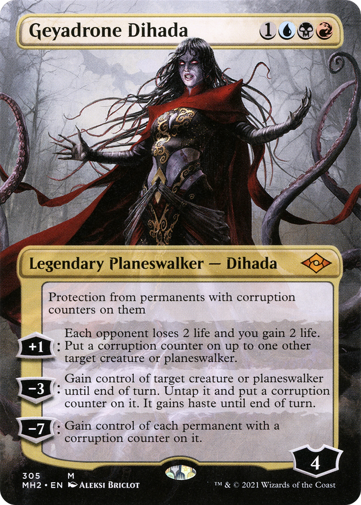 Geyadrone Dihada (Borderless) [Modern Horizons 2] - The Mythic Store | 24h Order Processing