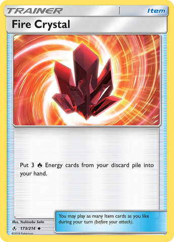 Fire Crystal (173/214) [Sun & Moon: Unbroken Bonds] - The Mythic Store | 24h Order Processing