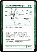 Inspirational Antelope (2021 Edition) [Mystery Booster Playtest Cards] - The Mythic Store | 24h Order Processing