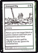 Graveyard Dig [Mystery Booster Playtest Cards] - The Mythic Store | 24h Order Processing