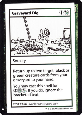 Graveyard Dig [Mystery Booster Playtest Cards] - The Mythic Store | 24h Order Processing
