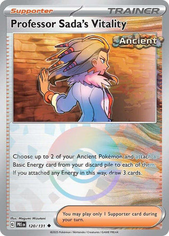 Professor Sada's Vitality (120/131) (Poke Ball Pattern) [Scarlet & Violet: Prismatic Evolutions] - The Mythic Store | 24h Order Processing