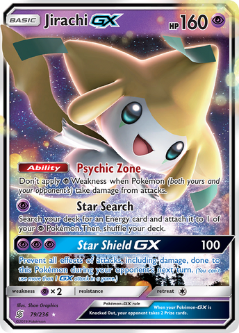 Jirachi GX (79/236) [Sun & Moon: Unified Minds] - The Mythic Store | 24h Order Processing