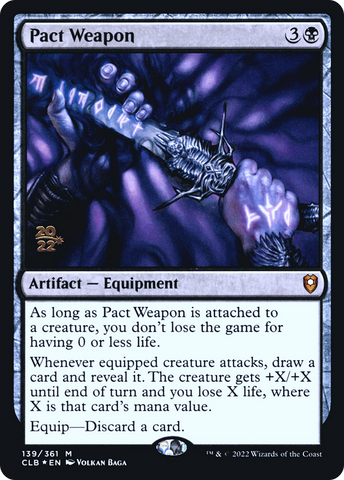 Pact Weapon [Commander Legends: Battle for Baldur's Gate Prerelease Promos] - The Mythic Store | 24h Order Processing