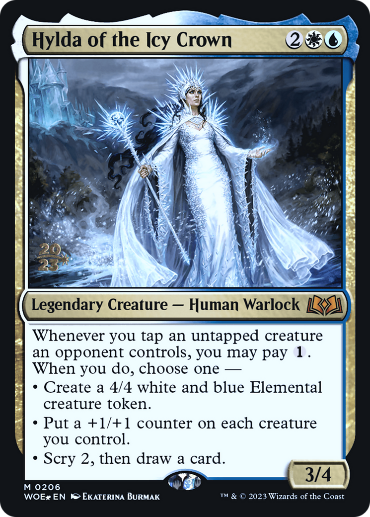 Hylda of the Icy Crown [Wilds of Eldraine Prerelease Promos] - The Mythic Store | 24h Order Processing