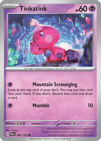 Tinkatink (082/182) [Scarlet & Violet: Paradox Rift] - The Mythic Store | 24h Order Processing